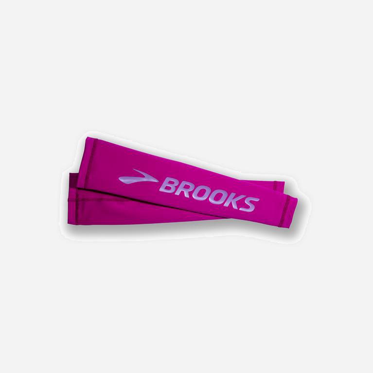 Brooks Source Midweight Australia - Women's Arm Warmers - Magenta/Heliotrope (965328-IHT)